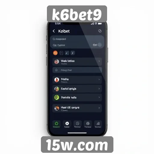 Interface do usuário e usabilidade no k6bet9